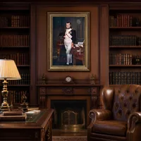 Napoleón Bonaparte en su estudio en las Tullerías — Biblioteca clásica