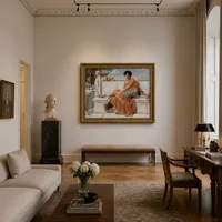 En los días de Safo — Interior de museo