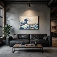 La gran ola frente a Kanagawa  — Loft moderno