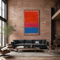 No. 1 (rojo real y azul) — Loft moderno