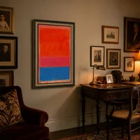 No. 1 (rojo real y azul) — Casa de coleccionista