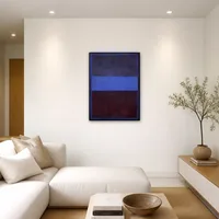 No.61 (óxido y azul) — Galería minimalista