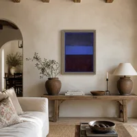 No.61 (óxido y azul) — Casa mediterránea
