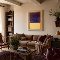 Rojo, naranja, tostado y morado.  — Casa de coleccionista