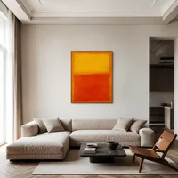 naranja y amarillo — Galería minimalista