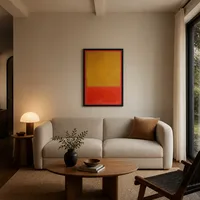 Ocre y rojo sobre rojo — Ático de lujo