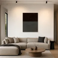 Sin título (marrón y gris) — Galería minimalista