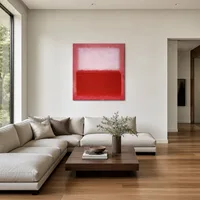Blanco sobre rojo — Galería minimalista
