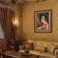 Autorretrato como mujer mártir — Salón barroco
