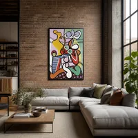 Gran Naturaleza muerta sobre pedestal — Loft moderno