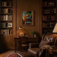 Guitarra, botella, frutero y vaso sobre la mesa. — Biblioteca clásica