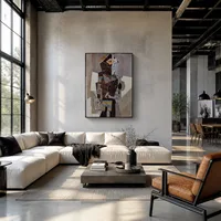 Arlequín con violín — Loft moderno
