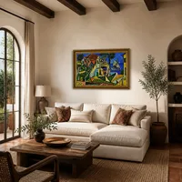 Paisaje mediterráneo — Casa mediterránea