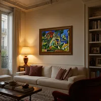 Paisaje mediterráneo — Apartamento parisino