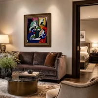 mujer con libro — Hotel boutique