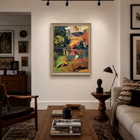 paisaje con pavos reales — Casa de coleccionista