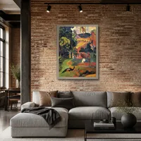 paisaje con pavos reales — Loft moderno