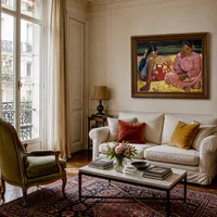 mujeres tahitianas — Apartamento parisino