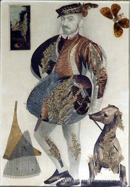 Autorretrato en estilo gótico. Autorretrato en estilo gótico.