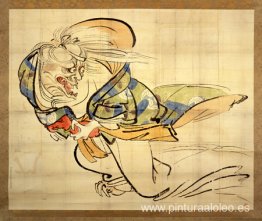 El demonio Ibaraki le arrebata el brazo El demonio Ibaraki le arrebata el brazo