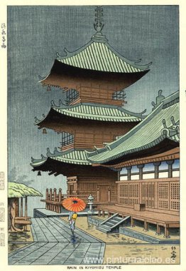 Lluvia en Templo Kiyomizu Lluvia en Templo Kiyomizu