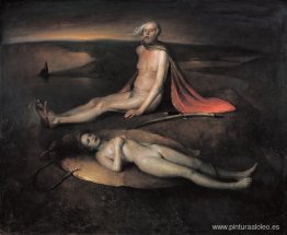 Viejo con una doncella muerta Viejo con una doncella muerta