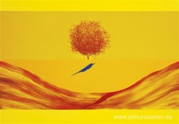 Sin título (pájaro, árbol y montaña) Sin título (pájaro, árbol y montaña)