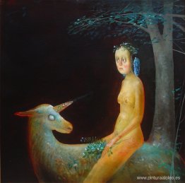 El unicornio en el bosque El unicornio en el bosque