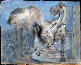 Fauno, caballo y pájaro. Fauno, caballo y pájaro.