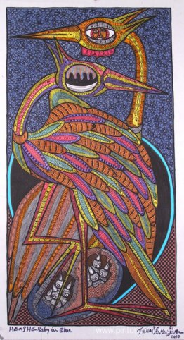 Él y ella - Bebé de azul Él y ella - Bebé de azul