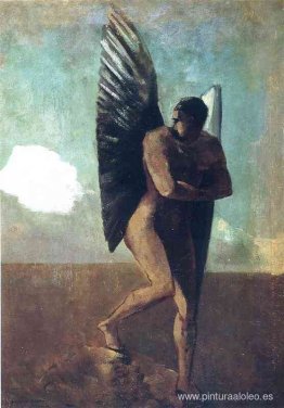Ángel caído mirando la nube Ángel caído mirando la nube