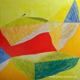 Rojo y Amarillo con Pájaro Rojo y Amarillo con Pájaro