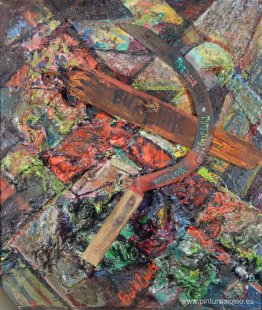 Composición con hoz Composición con hoz