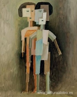 Duplicación espacial de una forma humana. Duplicación espacial de una forma humana.