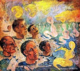 Cabezas en la playa Cabezas en la playa