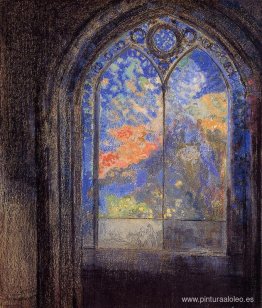 Vidriera (El jardín misterioso) Vidriera (El jardín misterioso)