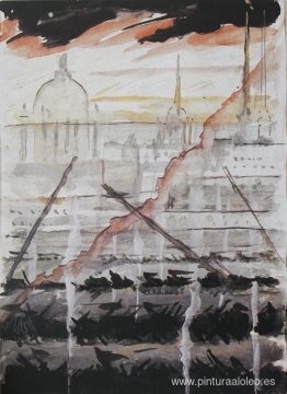 Leningrado en bloqueo. Boceto sobre el tema de la "Sinfonía de L Leningrado en bloqueo. Boceto sobre el tema de la "Sinfonía de L