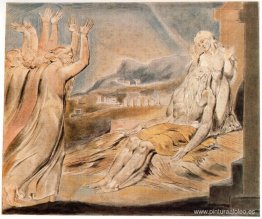 Ilustración para el libro de Job. Ilustración para el libro de Job.