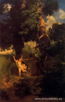 Syringe huyendo del ataque de Pan Syringe huyendo del ataque de Pan