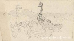 Boceto para "Mover los barcos" Boceto para "Mover los barcos"