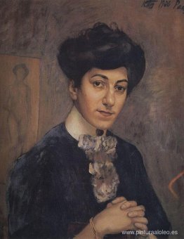 Retrato de la esposa del artista. Retrato de la esposa del artista.