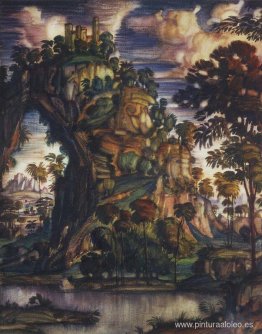 paisaje con castillo paisaje con castillo