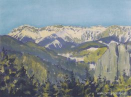 Paisaje en Semmering Paisaje en Semmering