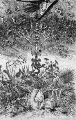 Ilustración para 'Les Epaves' de Charles Baudelaire Ilustración para 'Les Epaves' de Charles Baudelaire