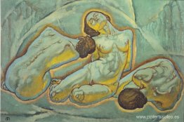 Tres mujeres en cuclillas Tres mujeres en cuclillas