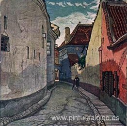 Vilno. Calle lateral Piles (Bernardine). Vilno. Calle lateral Piles (Bernardine).