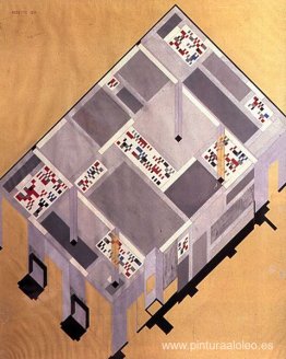 Proyecto para el salón de té de la planta baja del Café Aubette Proyecto para el salón de té de la planta baja del Café Aubette