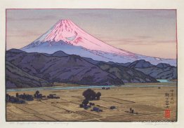 Monte Fuji desde Ohito, mañana Monte Fuji desde Ohito, mañana