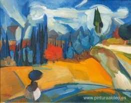 Una chica con un paraguas Una chica con un paraguas