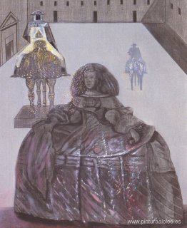 La Infanta Margarita de Velázquez apareciendo en silueta de jine La Infanta Margarita de Velázquez apareciendo en silueta de jine